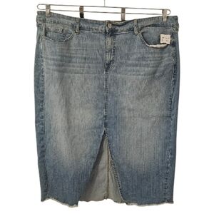 Blue Torrid Women's Denim Midi Skirt